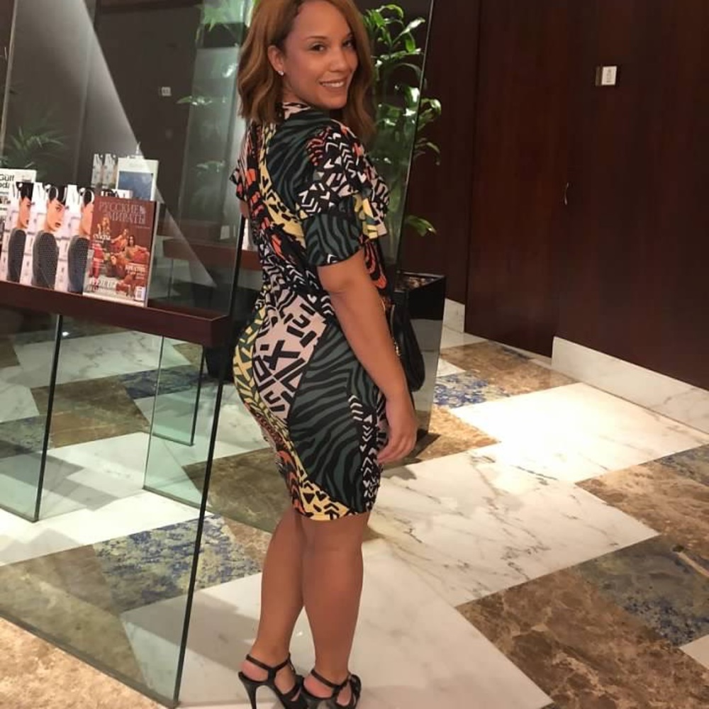 Tribal Print Mini Dress